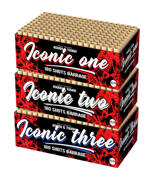 Iconic 540 Schuss 3er Monsterverbund !WOW!