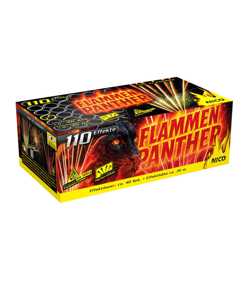 Flammen Panther 110 Schuss Fächer Batterie! WOW