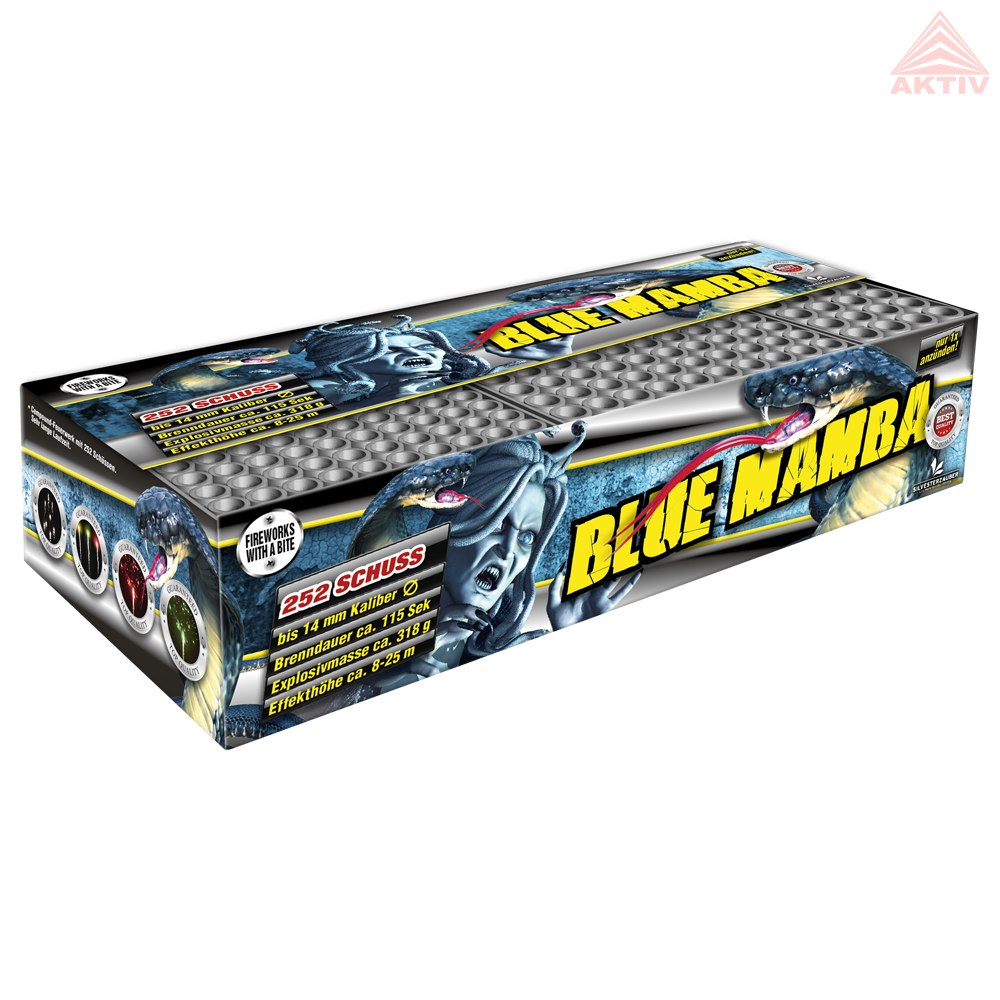 Blue Mamba 252-Schuss 115 Sekunden Power