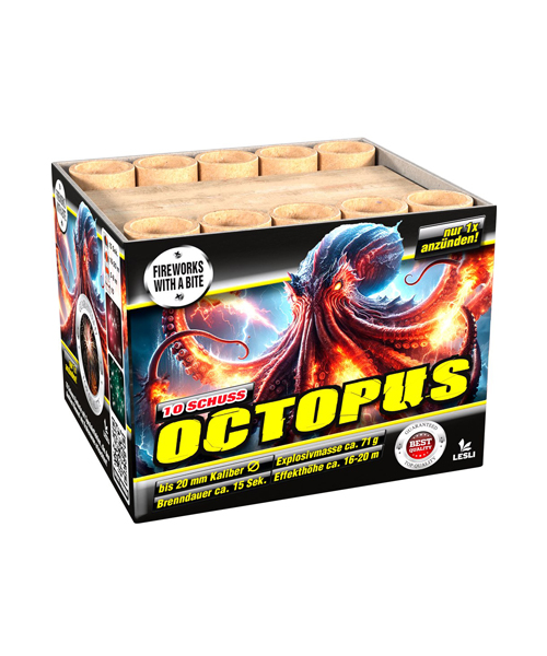 Octopus 10 Schuss Batterie