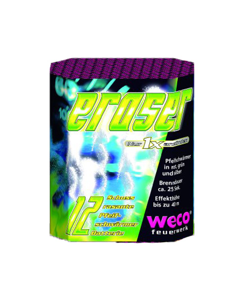 Eraser 12 Schuss Batterie