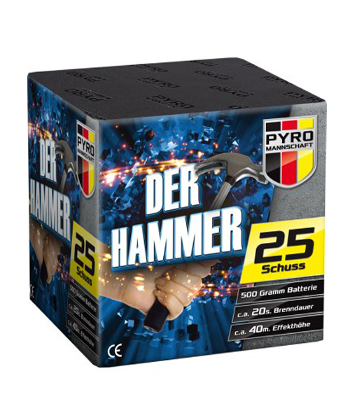 Der Hammer 25 Schuss Premium Batterie 30 mm !Mega!