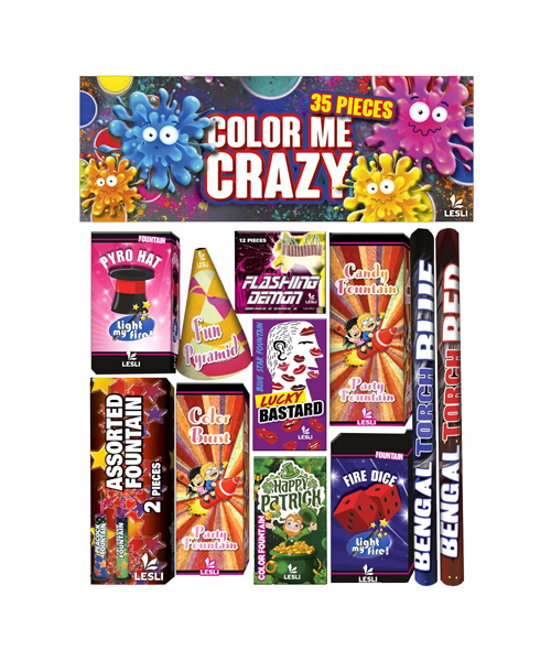 Color Me Crazy 35 tlg. Leuchtsortiment